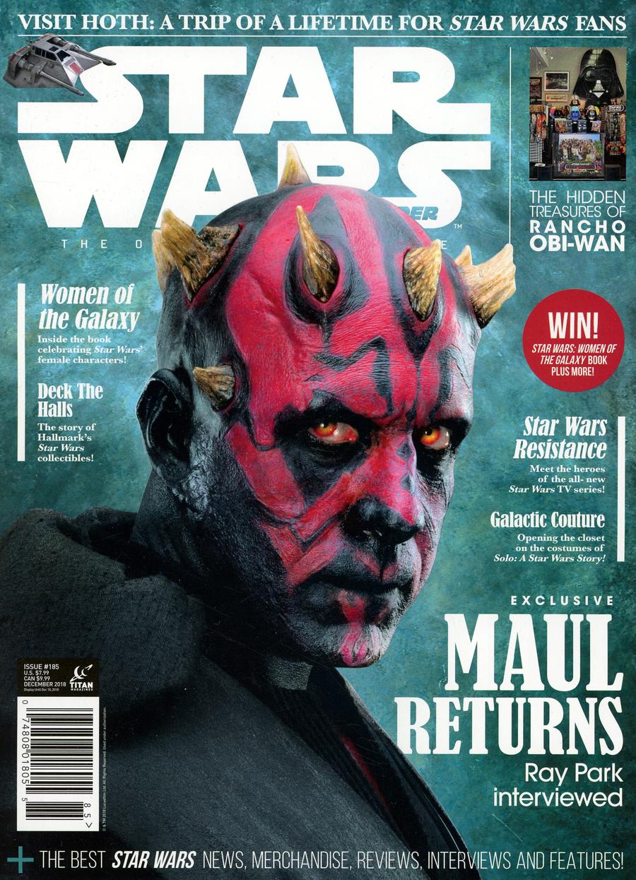 Star Wars Insider #185 December 2018 Newsstand Edition