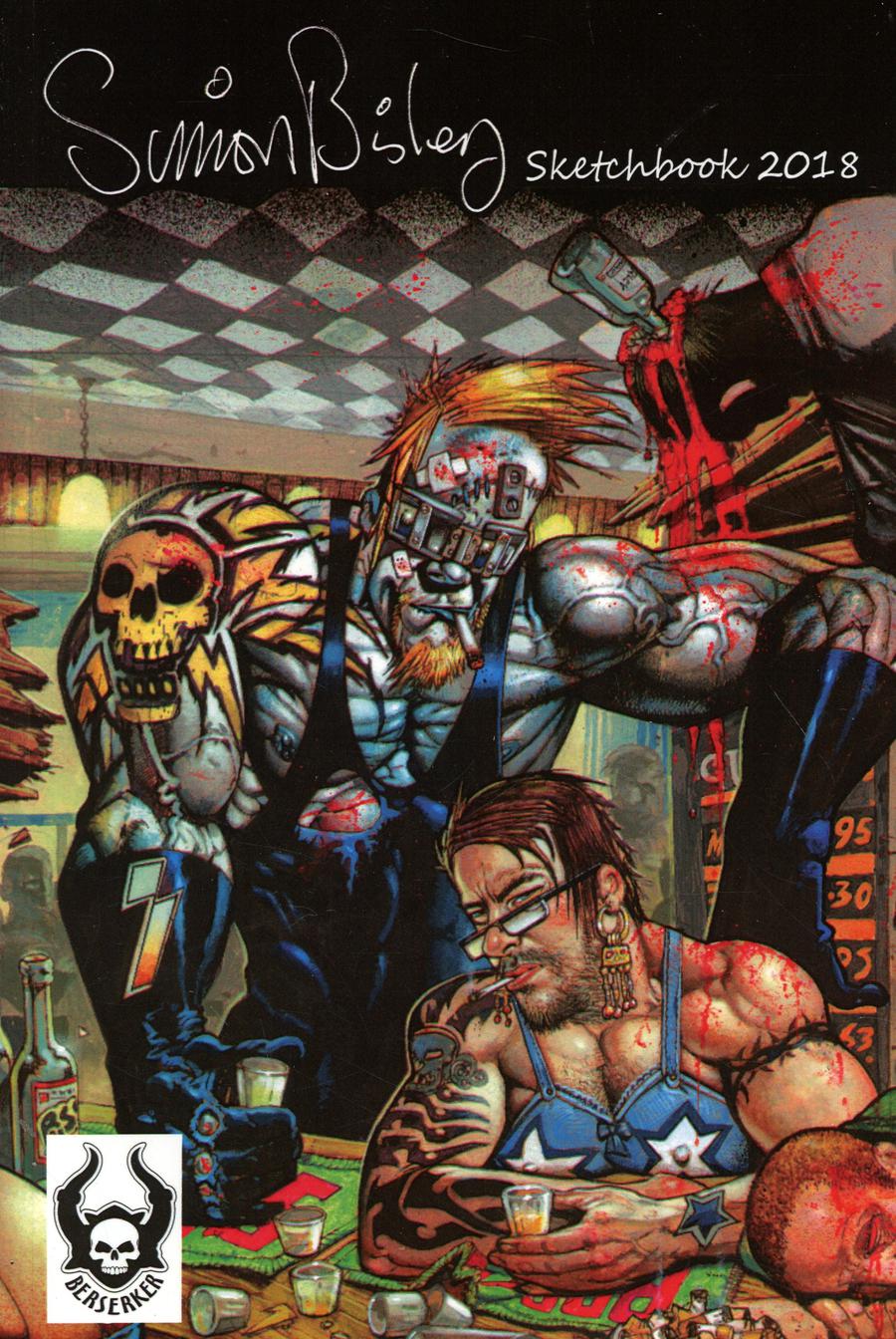 Simon Bisley Sketchbook 2018 TP Limited Signed Edition