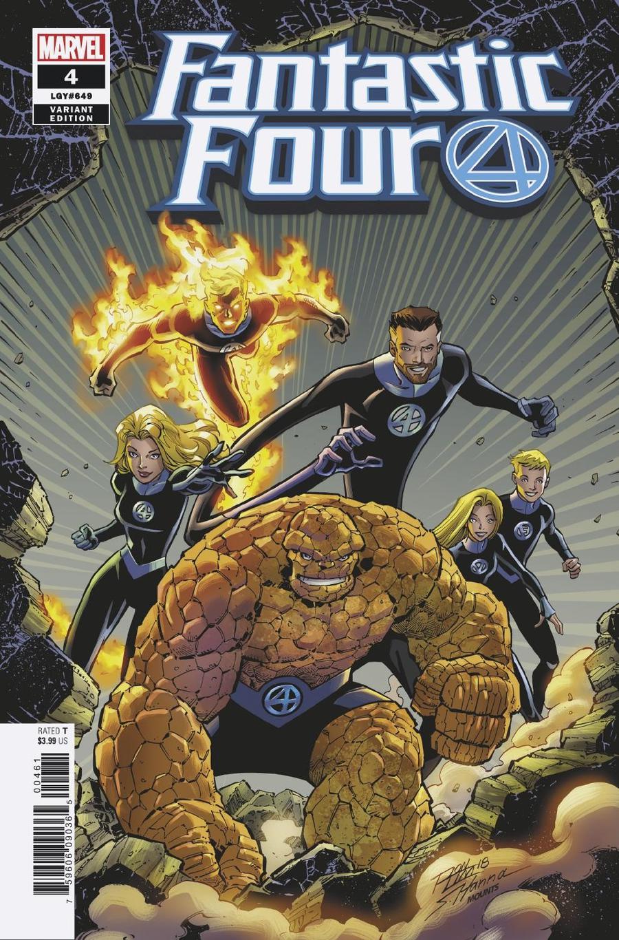 Fantastic Four Vol 6 #4 Cover D Variant Ron Lim Reunited Cover
