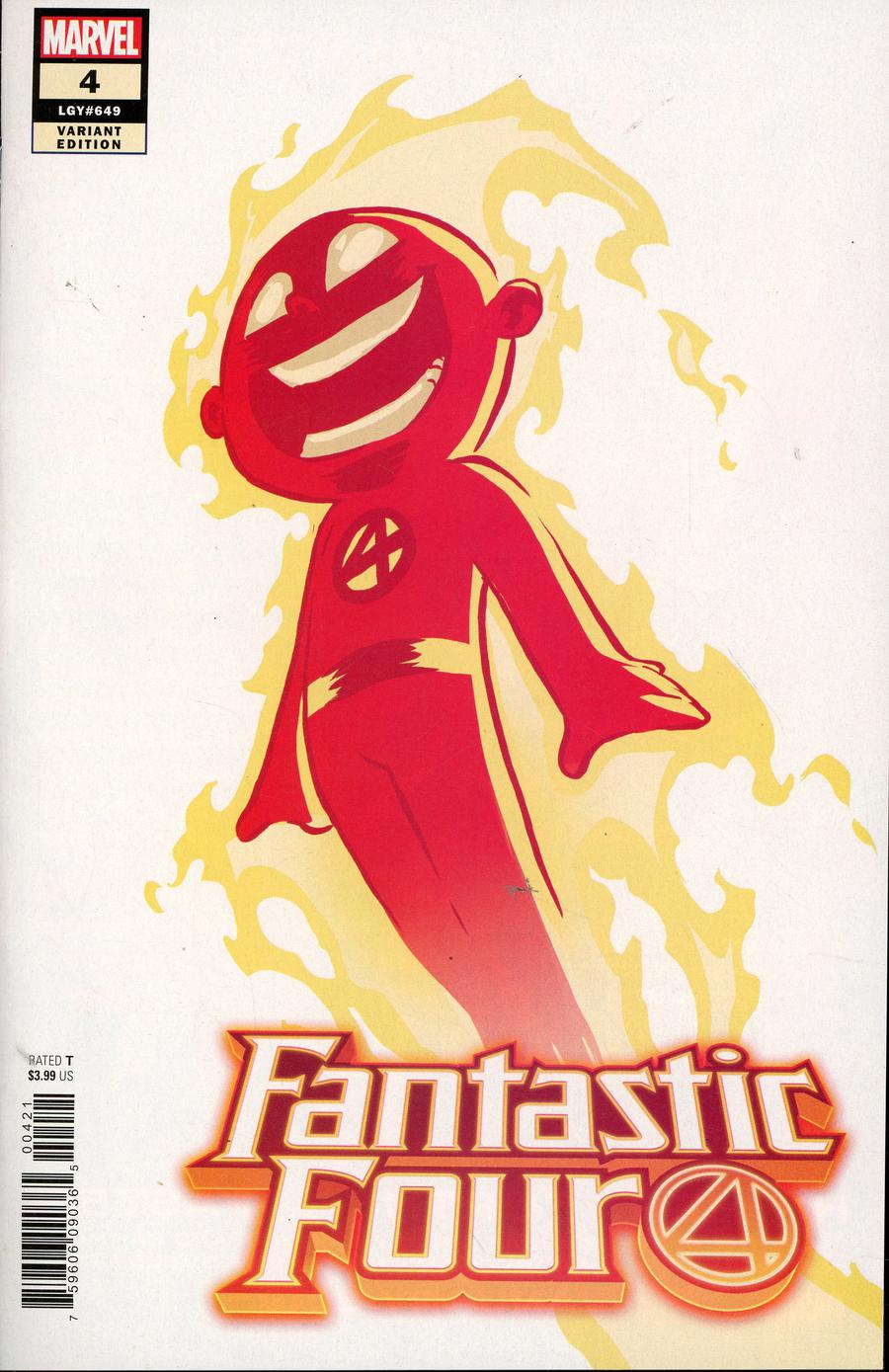 Fantastic Four Vol 6 #4 Cover C Variant Skottie Young Baby Cover