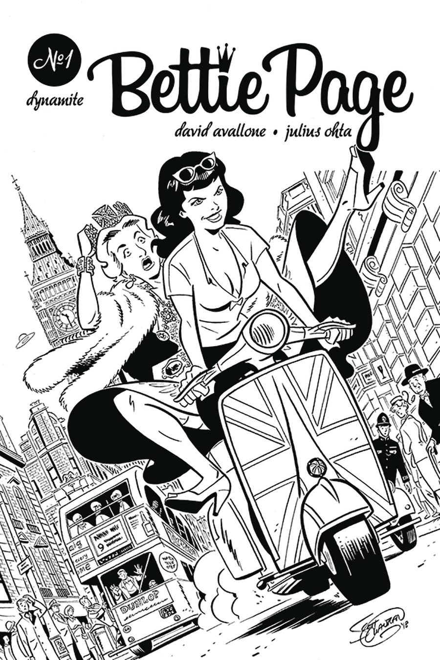 Bettie Page Vol 2 #1 Cover I Incentive Scott Chantler Virgin Cover