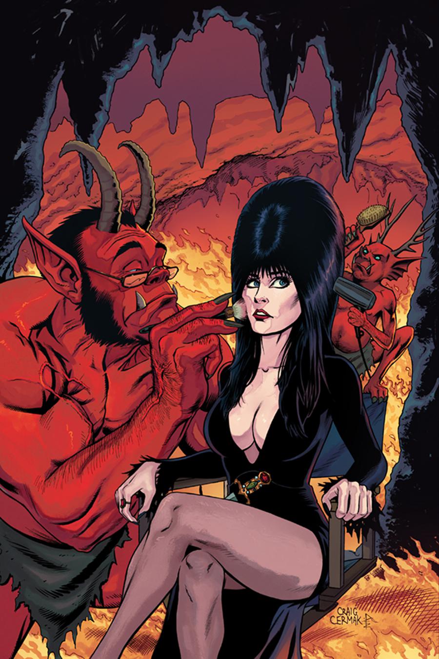 Elvira Mistress Of The Dark Vol 2 #5 Cover F Incentive Craig Cermak Virgin Cover