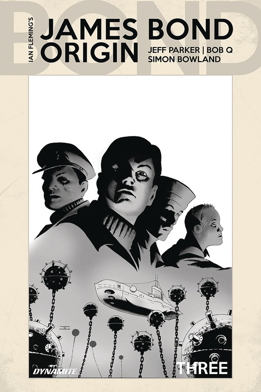 James Bond Origin #3 Cover F Incentive John Cassaday Black & White Cover