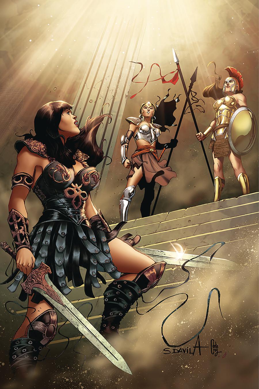 Xena Vol 2 #10 Cover C Incentive Sergio Davila Virgin Cover