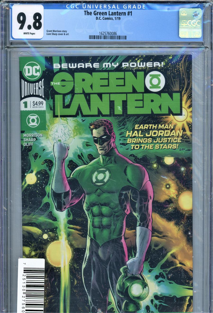 Green Lantern Vol 6 #1 Cover G DF CGC Graded