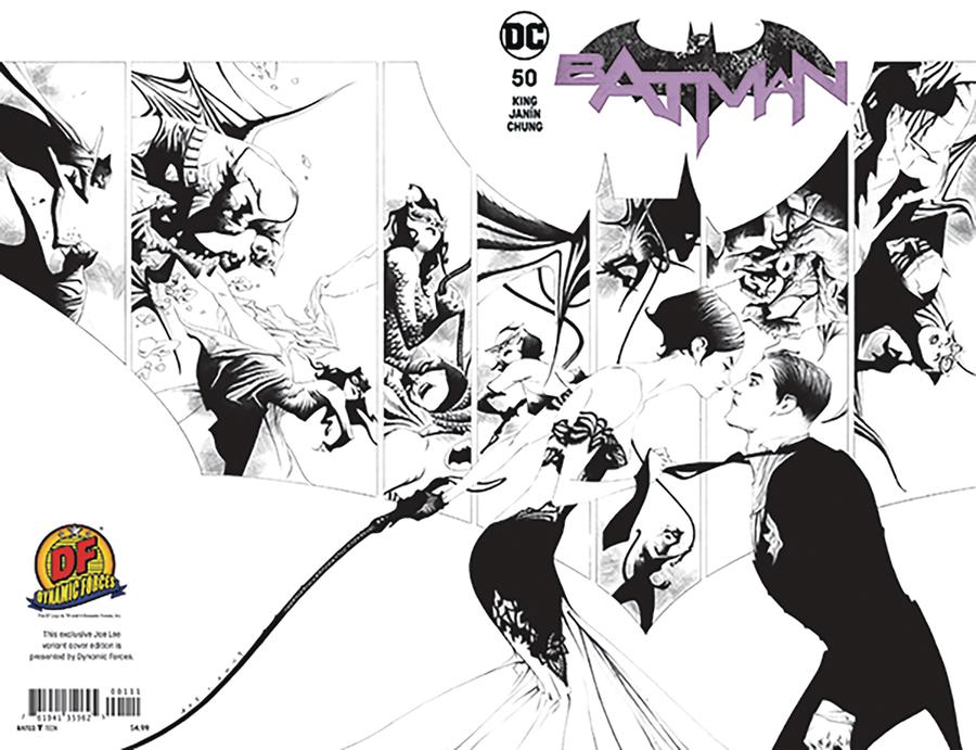 Batman Vol 3 #50 Cover Z-K DF Exclusive Jae Lee Black & White Cover