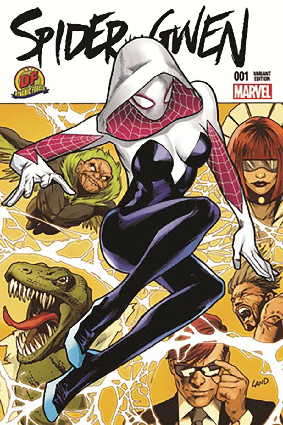 Spider-Gwen Vol 2 #1 Cover W DF Exclusive Greg Land Variant Cover