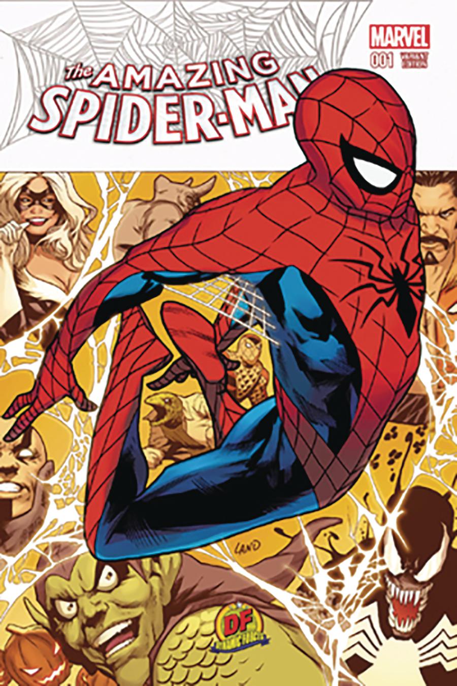 Amazing Spider-Man Vol 4 #1 Cover W DF Exclusive Greg Land Variant Cover