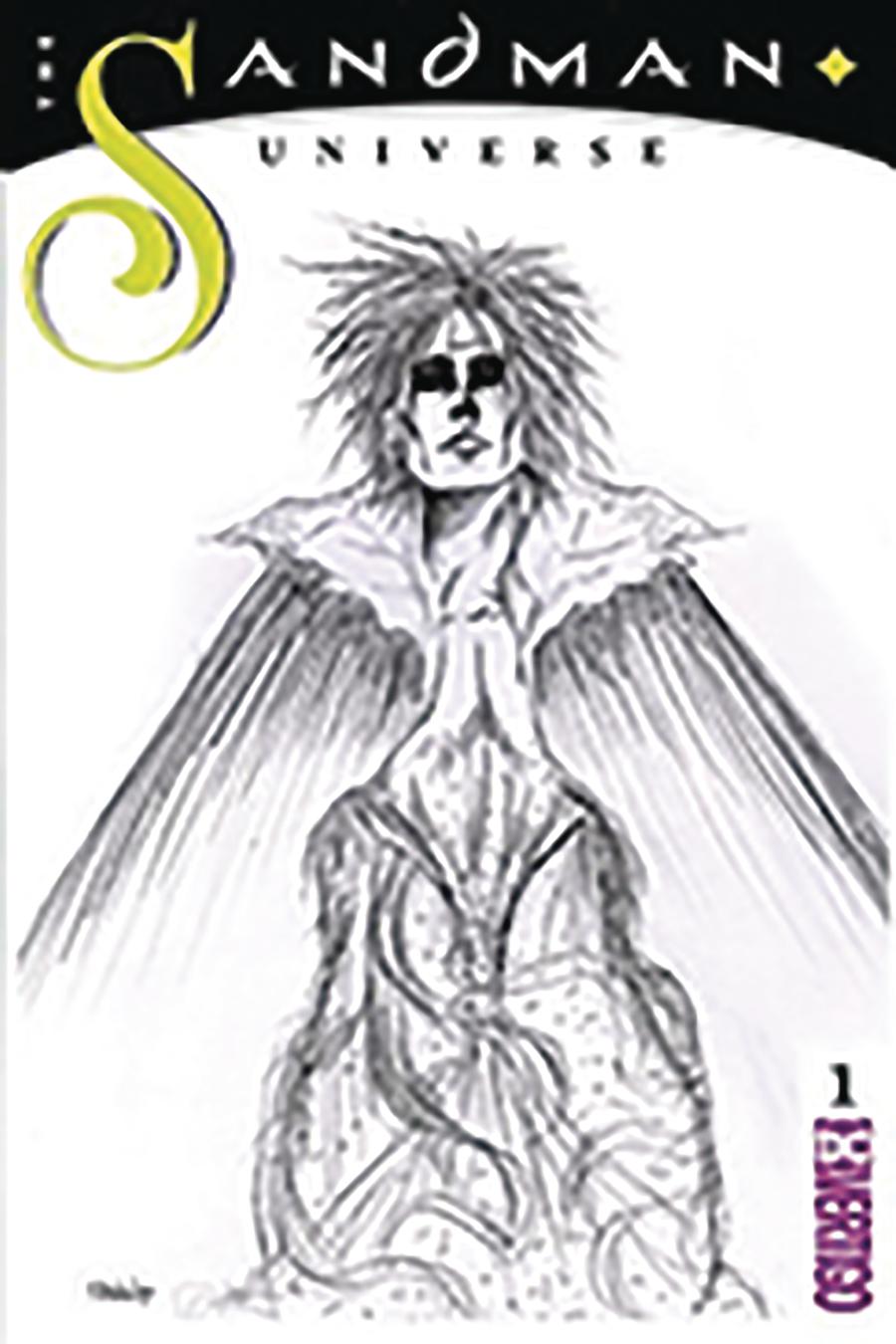 Sandman Universe #1 Cover L DF Signed & Remarked With A Sandman Sketch By Katie Hidalgo