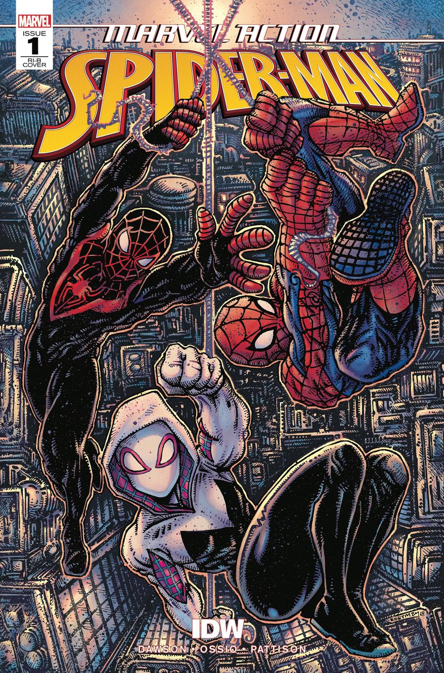 Marvel Action Spider-Man #1 Cover C Incentive Kevin Eastman Variant Cover