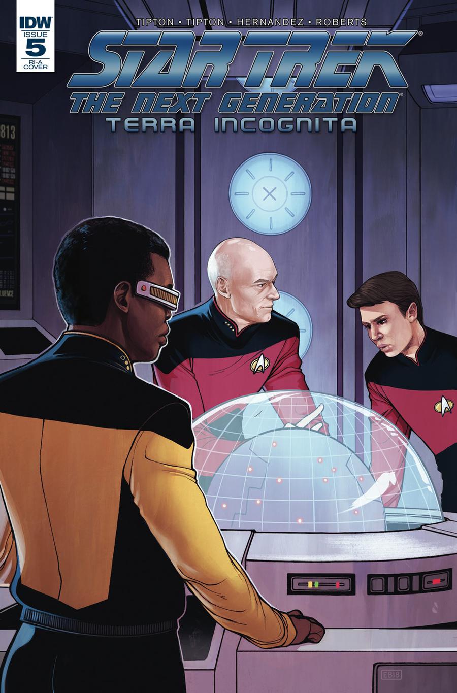 Star Trek The Next Generation Terra Incognita #5 Cover C Incentive Elizabeth Beals Variant Cover