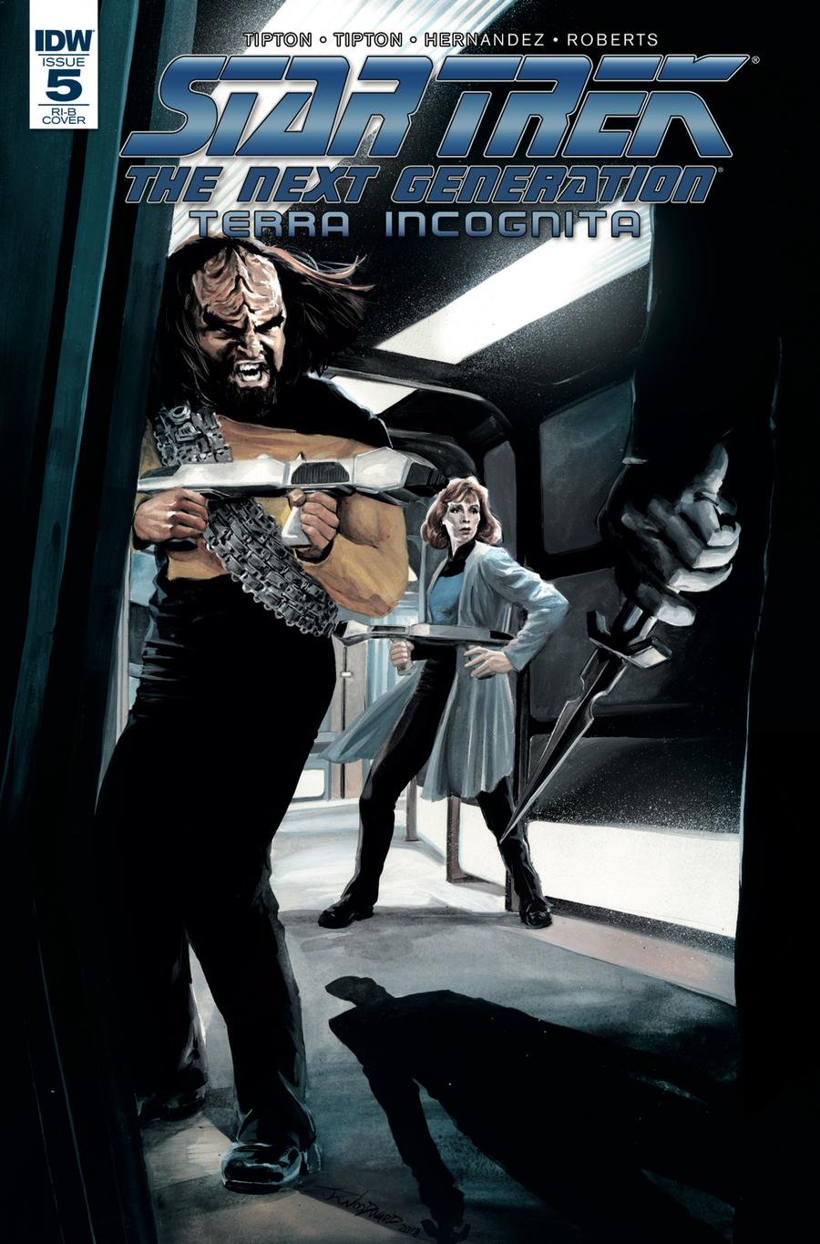 Star Trek The Next Generation Terra Incognita #5 Cover D Incentive JK Woodward Variant Cover
