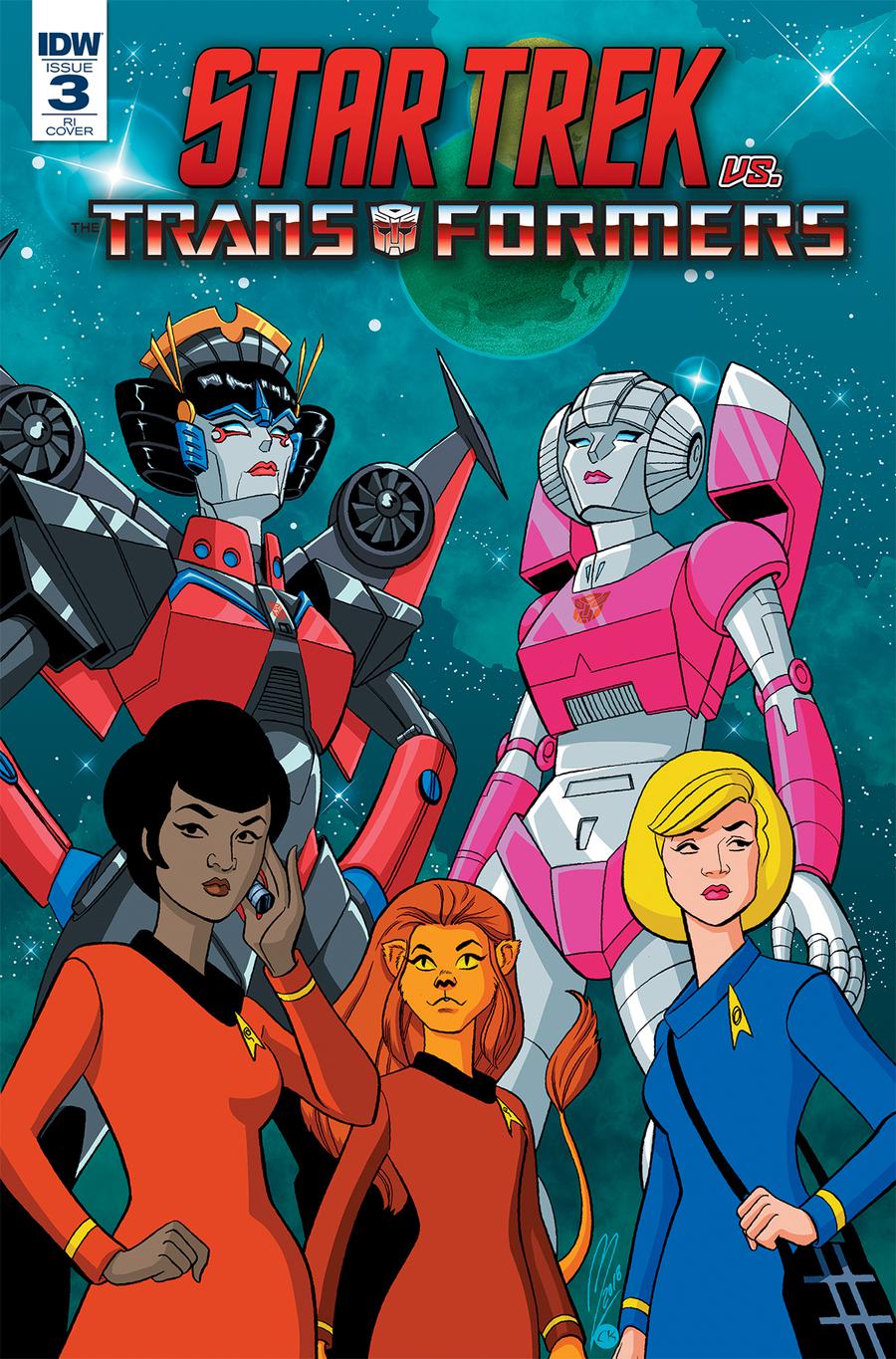 Star Trek vs Transformers #3 Cover C Incentive Megan Levens Variant Cover