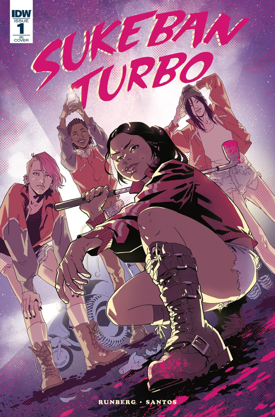 Sukeban Turbo #1 Cover B Incentive Claire Roe Variant Cover