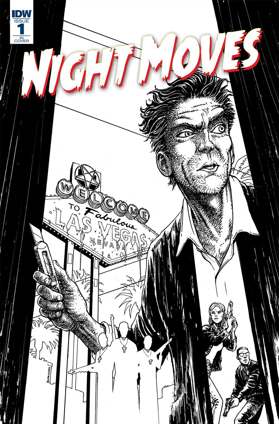 Night Moves #1 Cover B Incentive Chris Burnham Sketch Cover