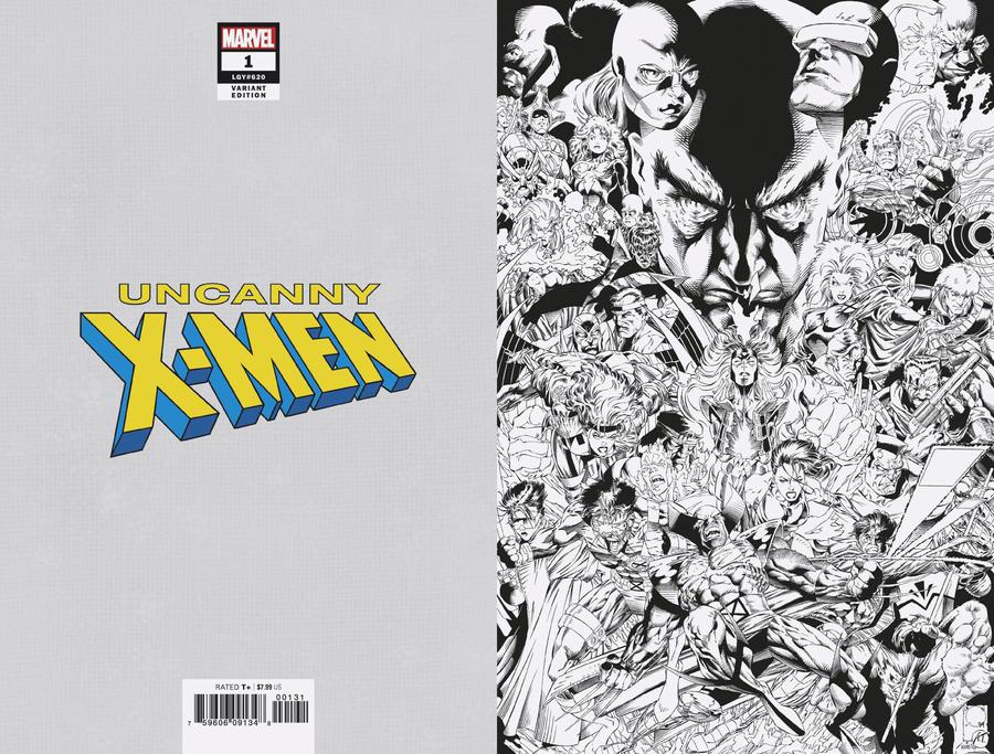 Uncanny X-Men Vol 5 #1 Cover T Incentive Joe Quesada Hidden Gem Sketch Variant Cover