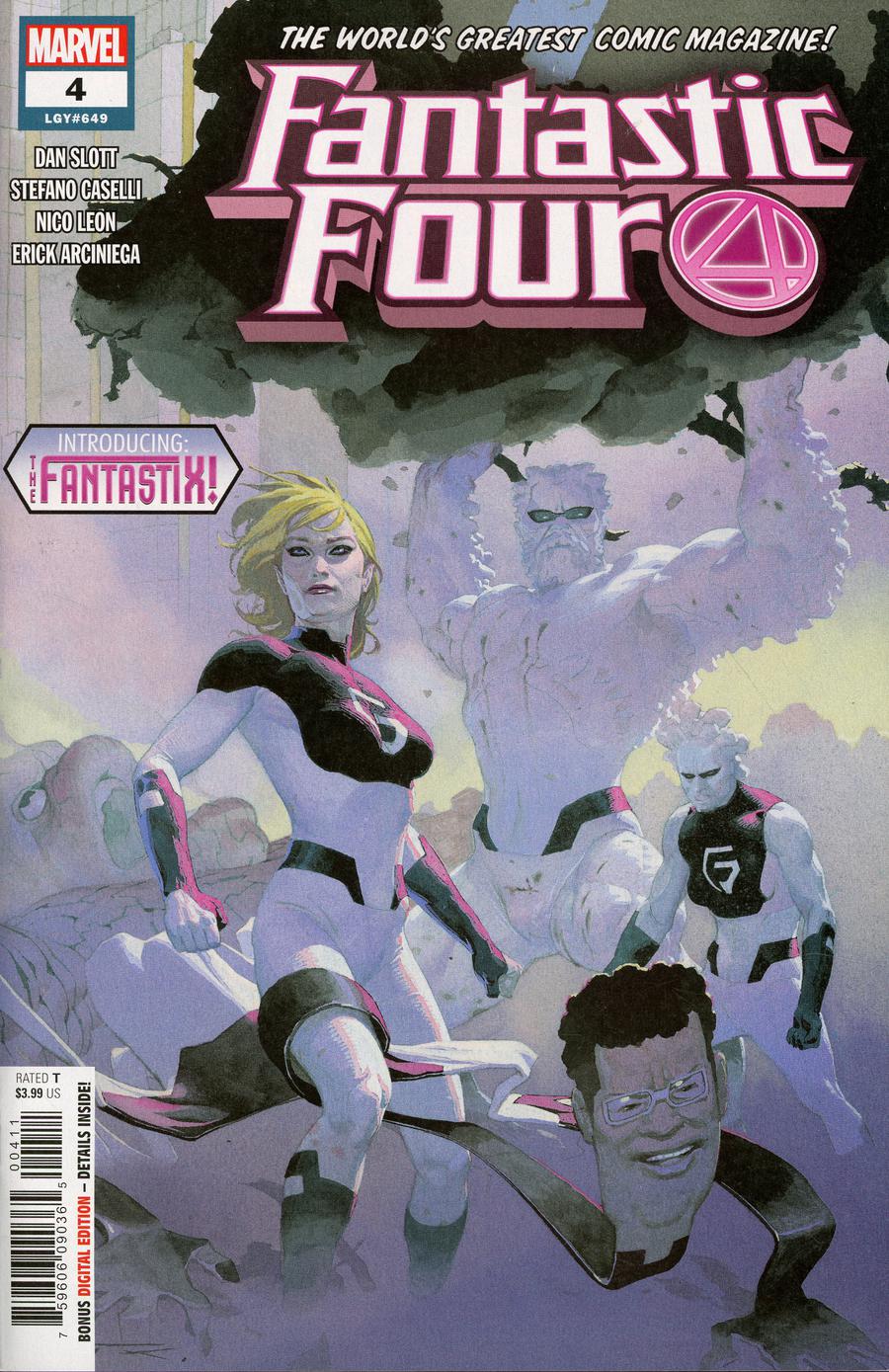 Fantastic Four Vol 6 #4 Cover F Incentive Will Robson Fantastix Variant Cover
