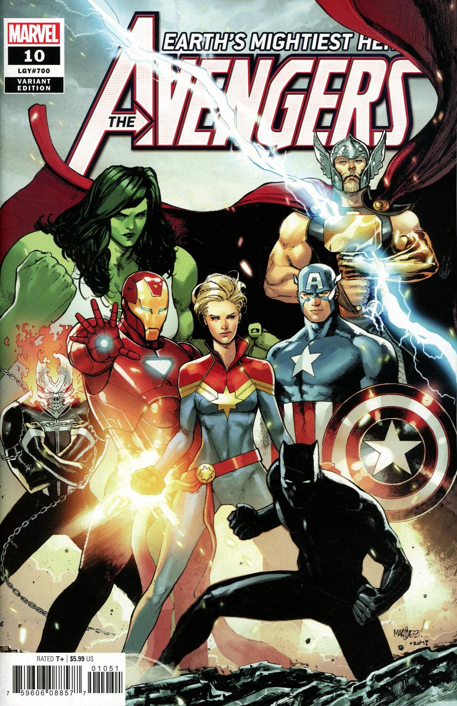 Avengers Vol 7 #10 Cover G Incentive David Marquez Variant Cover (#700)