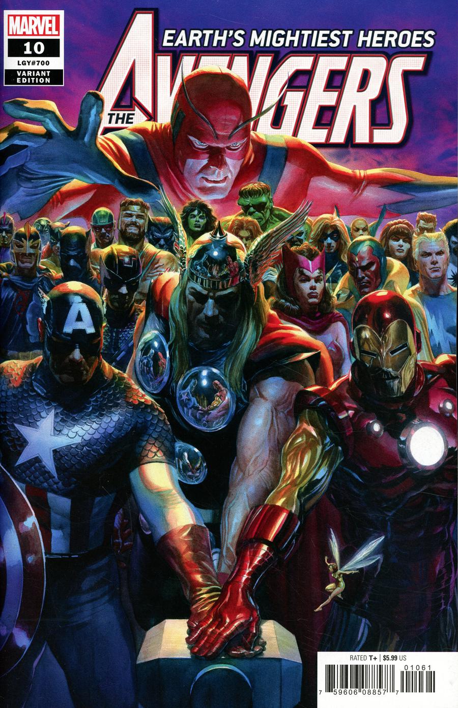 Avengers Vol 7 #10 Cover H Incentive Alex Ross Variant Cover (#700)