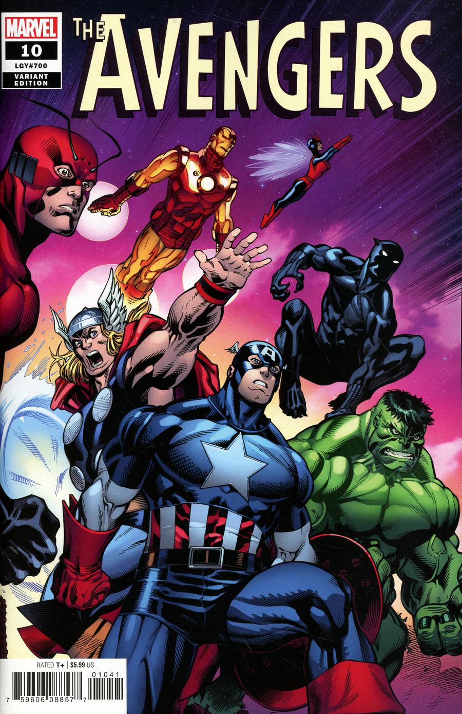 Avengers Vol 7 #10 Cover F Incentive Ed McGuinness Variant Cover (#700)