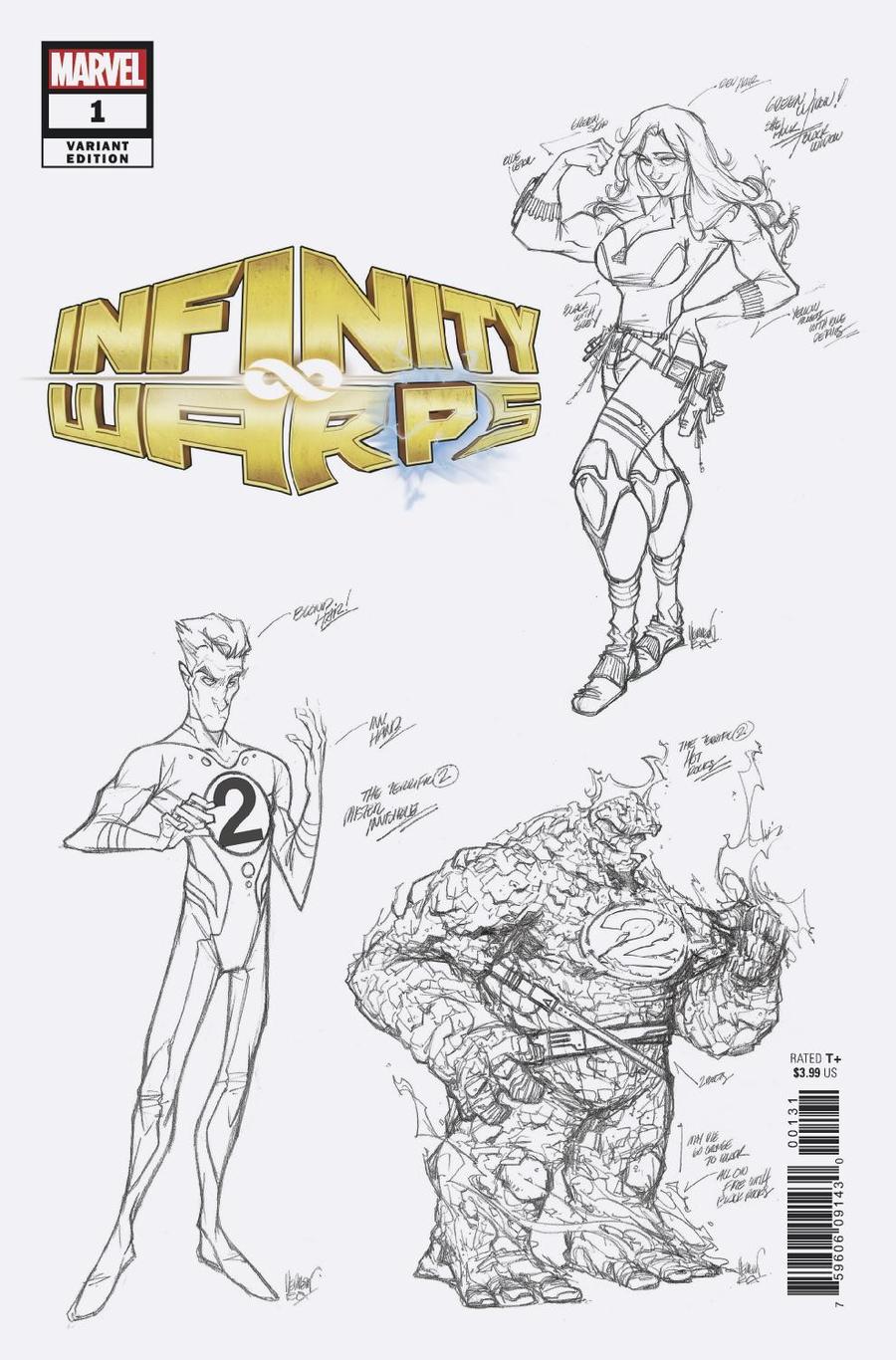 Infinity Wars Infinity Warps #1 Cover C Incentive Francisco Herrera Design Variant Cover