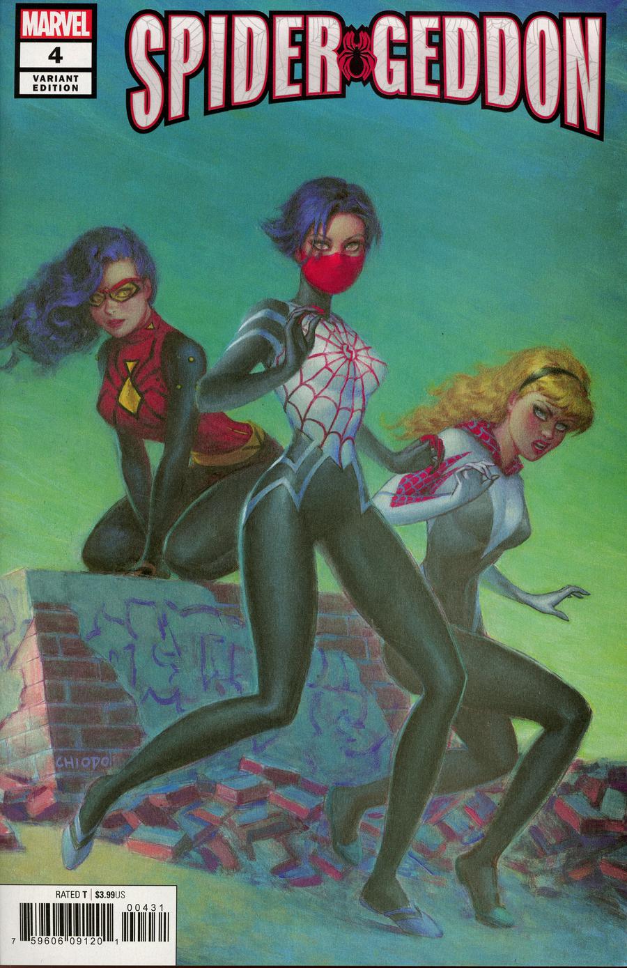 Spider-Geddon #4 Cover D Incentive Joe Chiodo Variant Cover