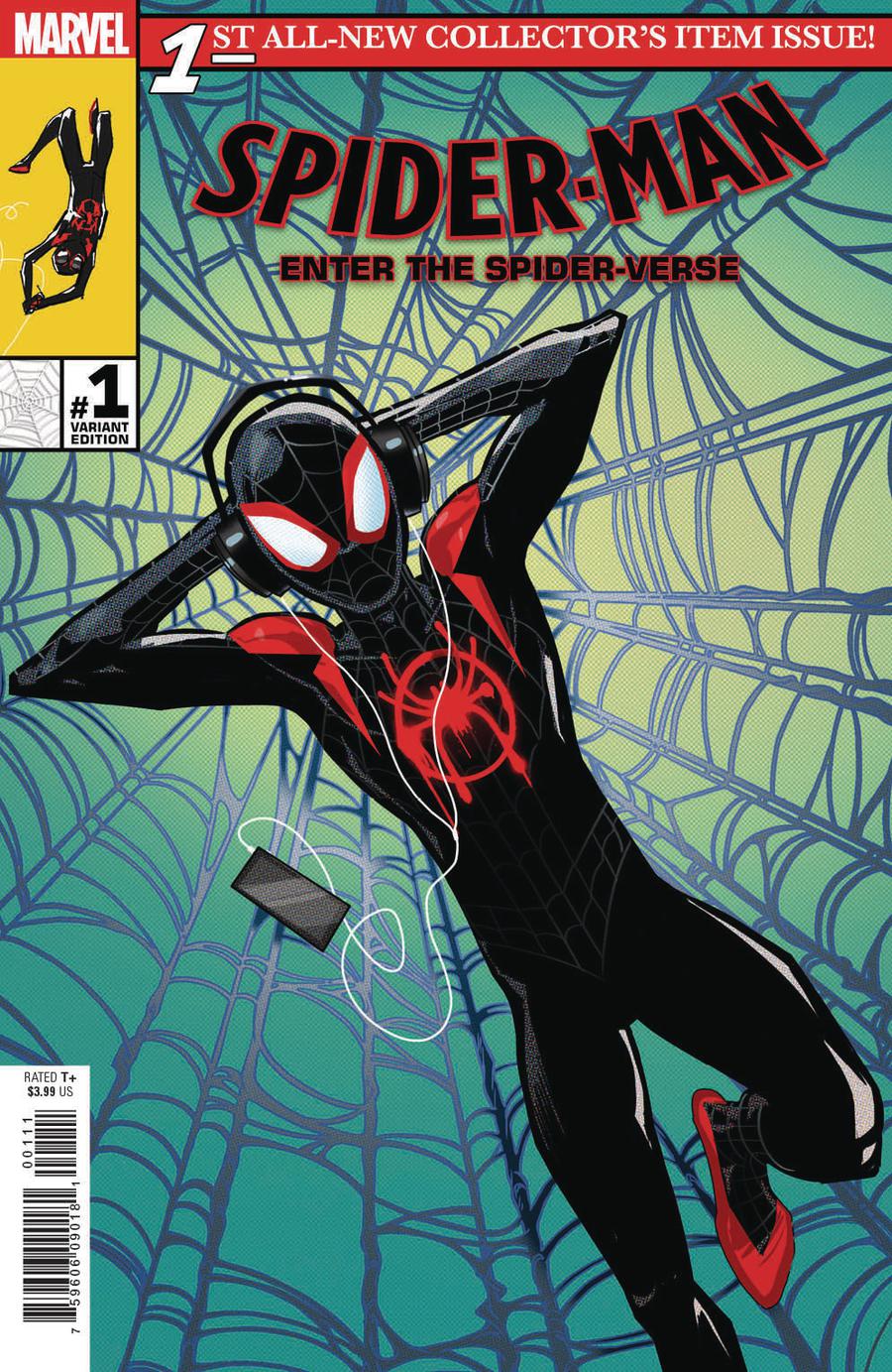 Spider-Man Enter The Spider-Verse #1 Cover B Incentive Animation Variant Cover