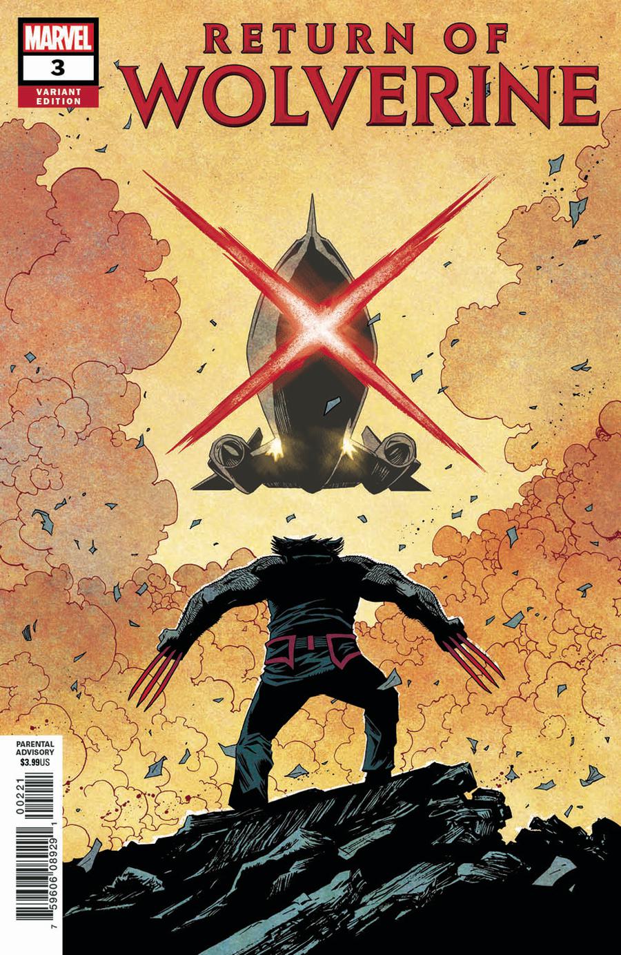 Return Of Wolverine #3 Cover B Variant Declan Shalvey Cover