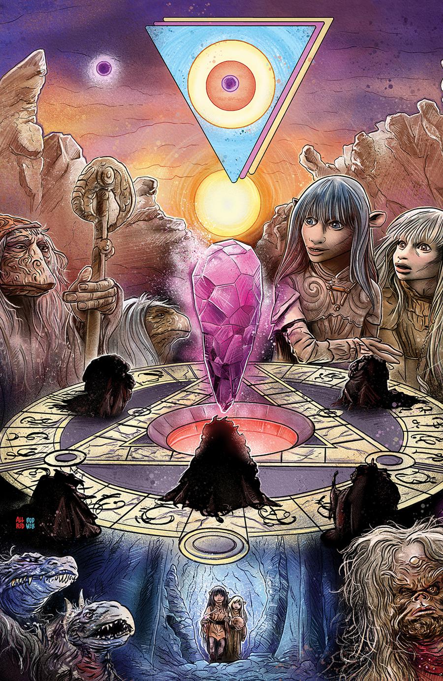 Jim Hensons Beneath The Dark Crystal #4 Cover C Incentive Michael Allred Virgin Variant Cover