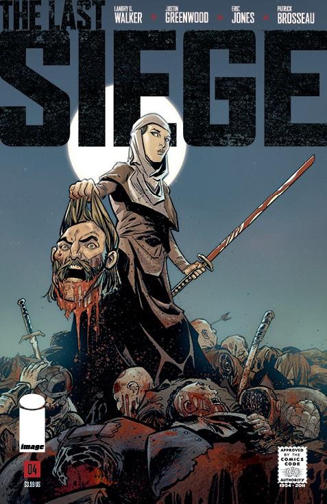 Last Siege #4 Cover D Variant Justin Greenwood CBLDF Charity Uncensored Cover