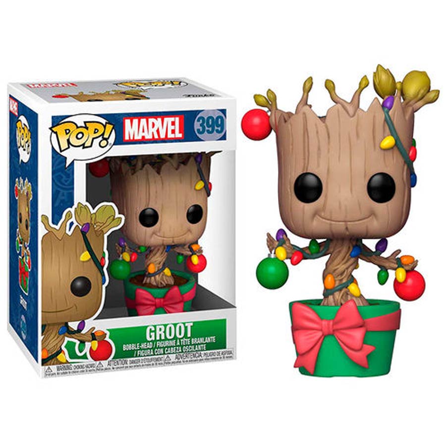 399 - Marvel - Holiday Groot DIY Exclusive – Hull Pops Ltd