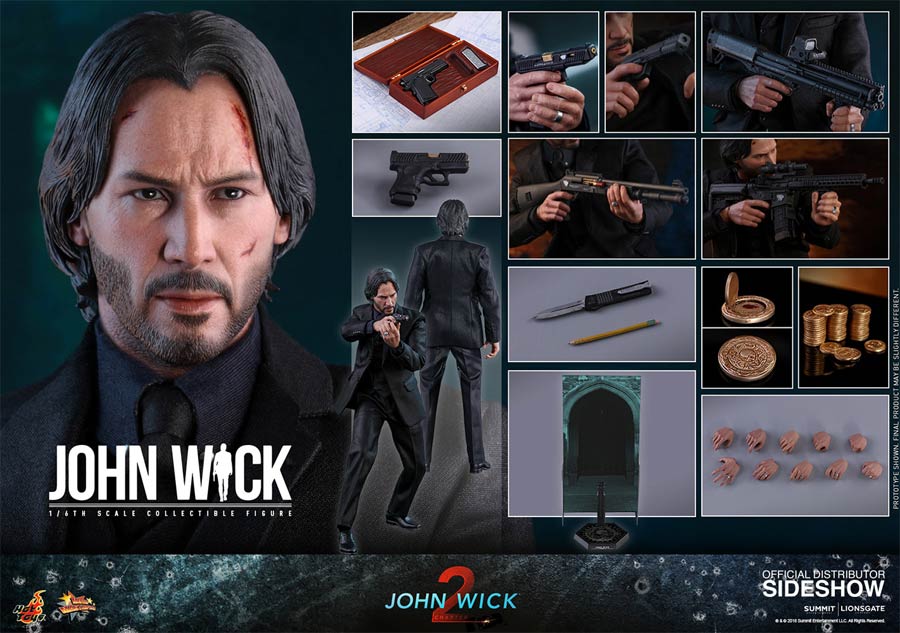 John Wick Chapter 2 Movie Masterpiece Series Sixth Scale Figure