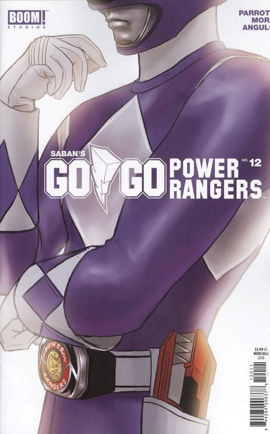 Sabans Go Go Power Rangers #12 Cover B Regular Miguel Mercado Cover (Shattered Grid Tie-In)
