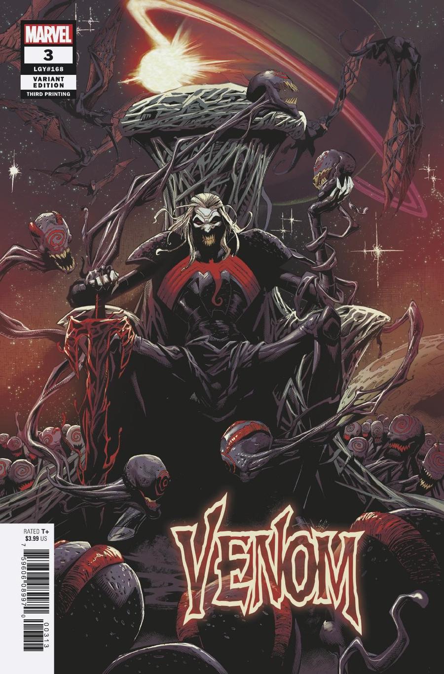 Venom Vol 4 #3 Cover E 3rd Ptg Variant Ryan Stegman Cover