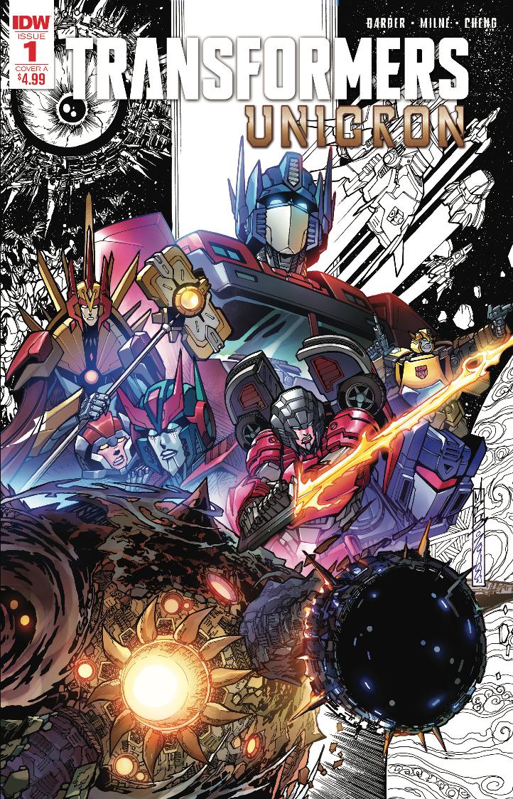 Transformers Unicron #1 Cover F 2nd Ptg Variant Alex Milne Cover