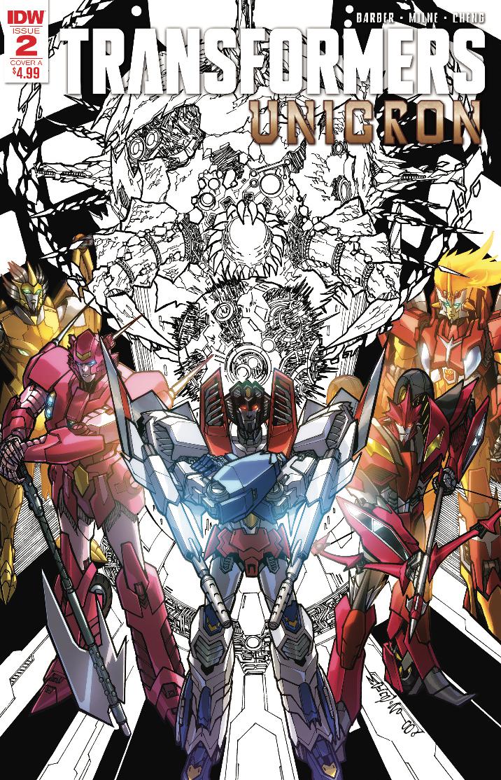 Transformers Unicron #2 Cover E 2nd Ptg Variant Alex Milne Cover