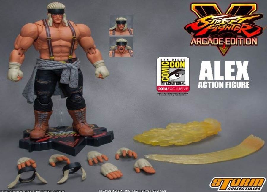 Street Fighter V Arcade Edition 1/12 - Alex SDCC Exclusive Special Edition Action Figure