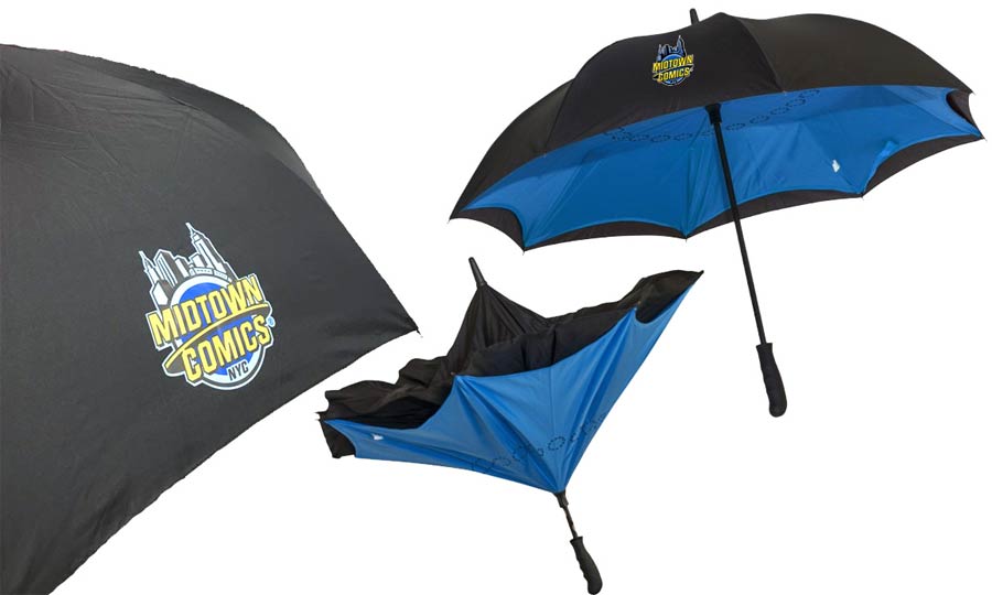 Midtown Comics Logo 48-inch Inverted Umbrella