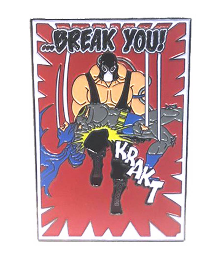 Midtown Comics NYCC 2018 Exclusive Knightfall Breaking Of The Bat Enamel Pin