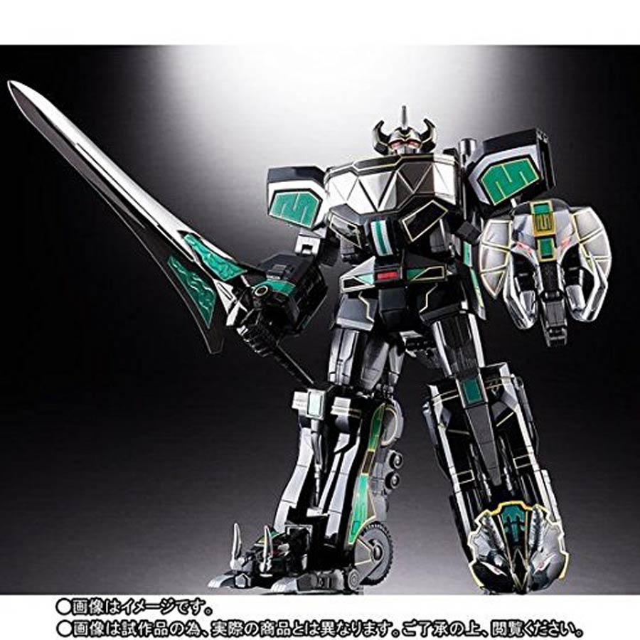 Soul Of Chogokin GX-72B Mighty Morphin Power Rangers Megazord Black Version Die-Cast Action Figure