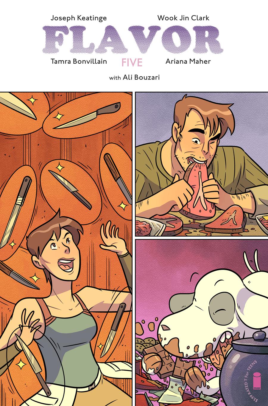 Flavor #5 Cover C Variant Wook Jin Clark CBLDF Charity Uncensored Cover