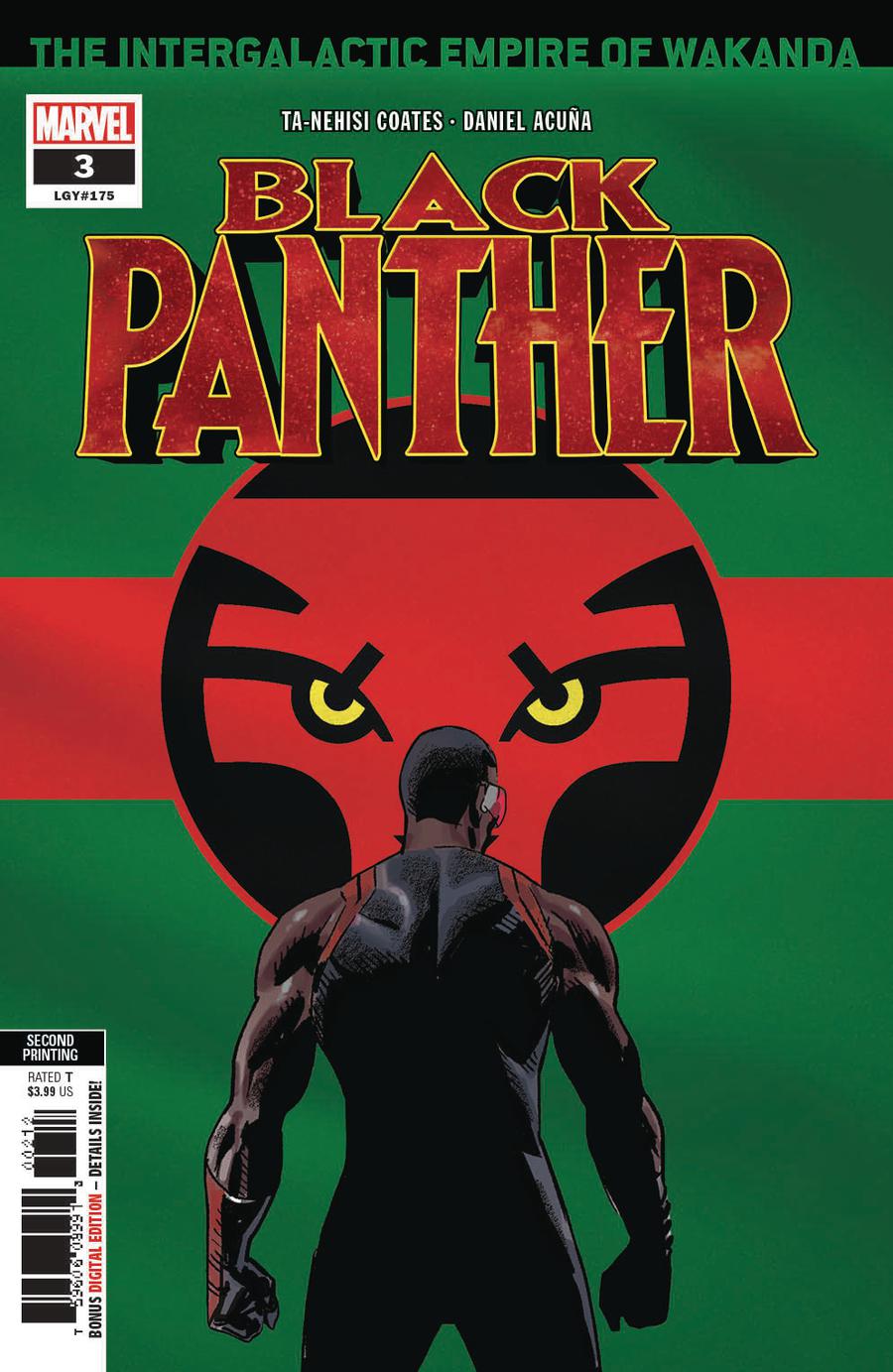 Black Panther Vol 7 #3 Cover D 2nd Ptg Variant Daniel Acuna Cover