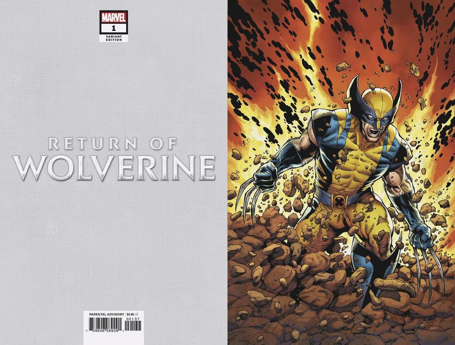 Return Of Wolverine #1 Cover O Incentive Steve McNiven Current Costume Virgin Variant Cover