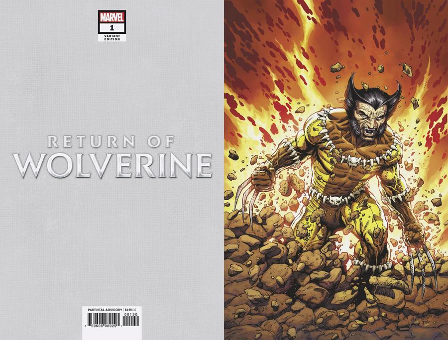 Return Of Wolverine #1 Cover P Incentive Steve McNiven Fang Costume Virgin Variant Cover