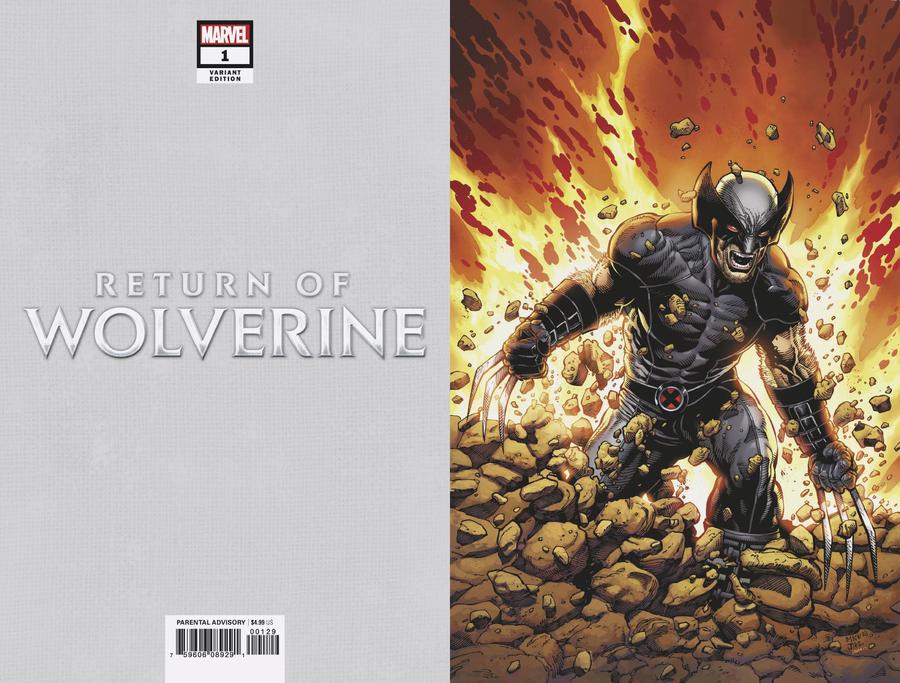 Return Of Wolverine #1 Cover R Incentive Steve McNiven X-Force Costume Virgin Variant Cover