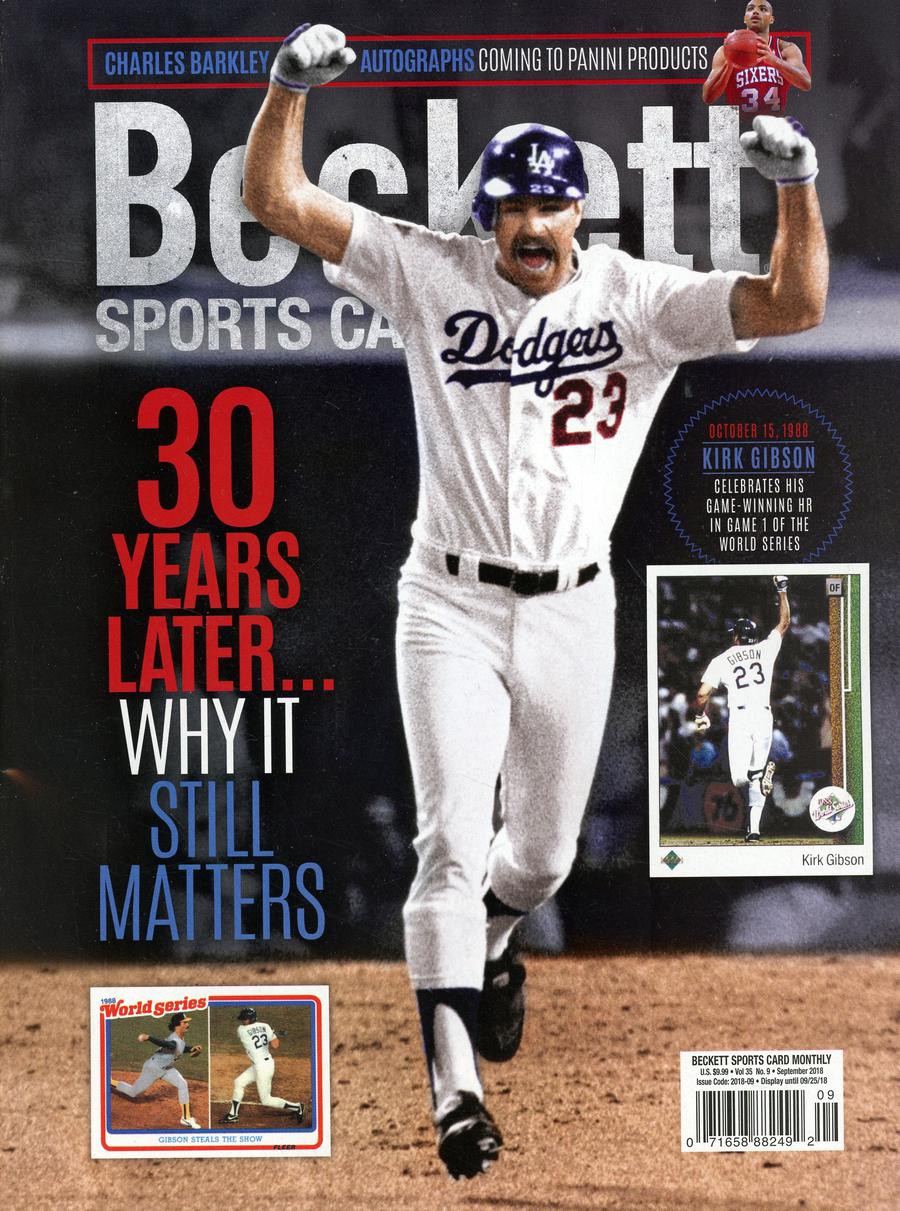 Beckett Sports Card Monthly #402 Vol 35 #9 September 2018