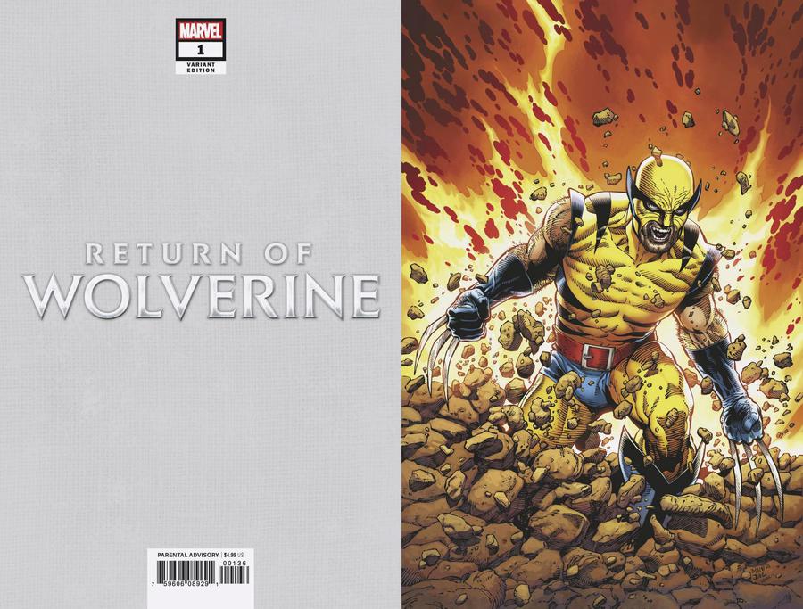 Return Of Wolverine #1 Cover Z Incentive Steve McNiven Original Costume Virgin Variant Cover