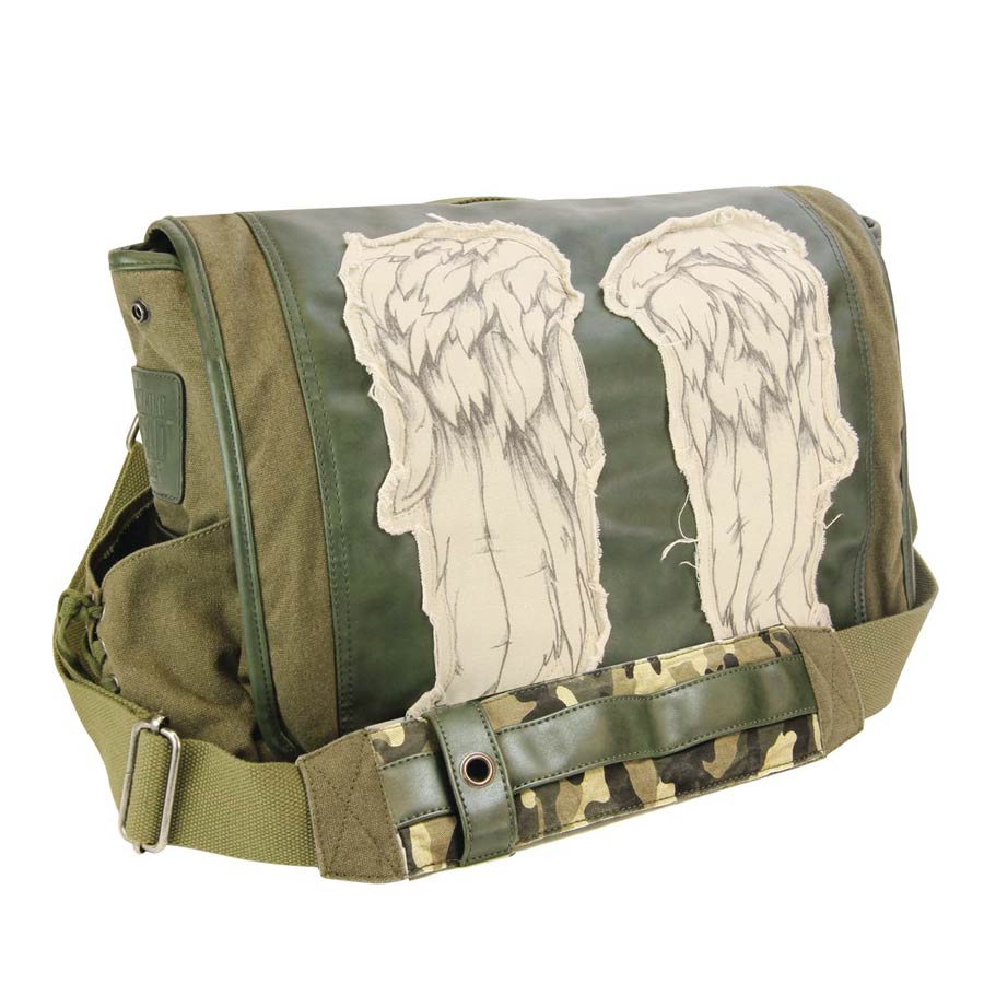Walking Dead Daryl Wings Green Messenger Bag