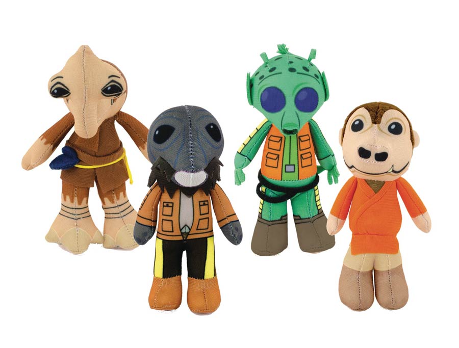 Star Wars Cantina Collectible Plush Scenez 4-Piece Set