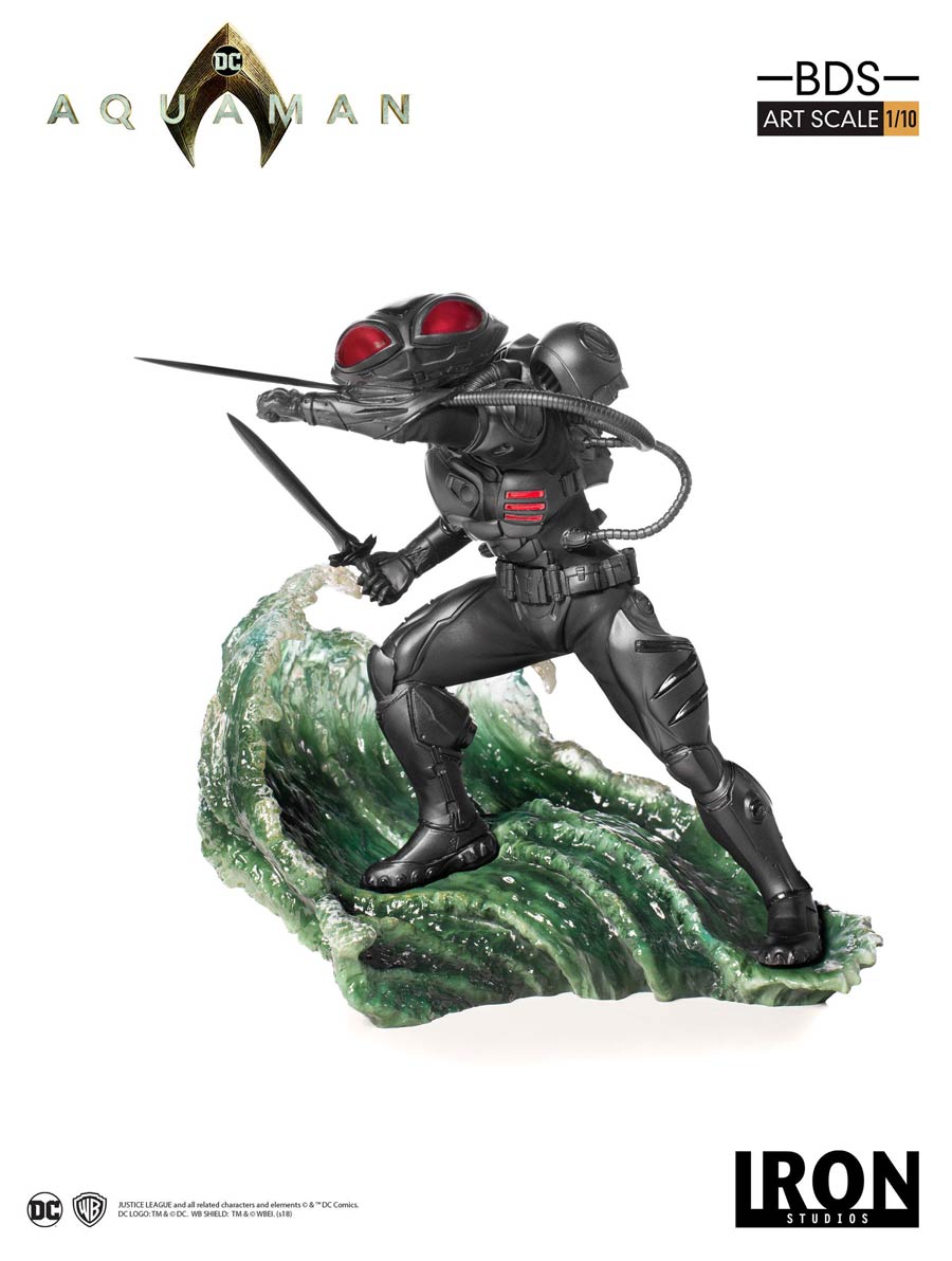 Black Manta Aquaman Art Scale 1/10 Scale Battle Diorama Series Statue